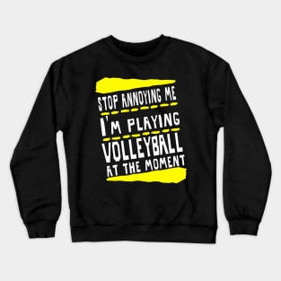 Volleyball Excavators British Boys Team Men Crewneck Sweatshirt